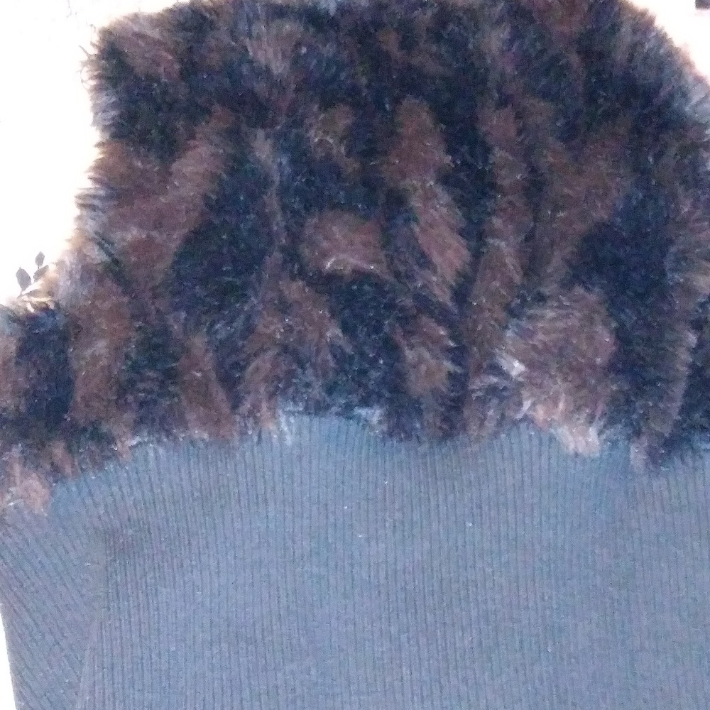 Ashley large woman premium fur vest